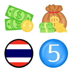 Money and lottery emoji