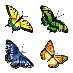 [ butterfly ] Emoji unit set of all
