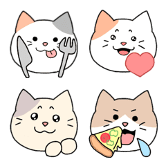 Easy-to-use emoji in cat's daily life