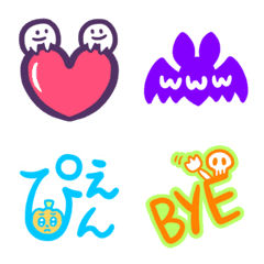 Daily Emoji with Halloween's Friends