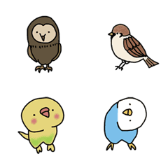 様々ないっぱいな鳥の可愛い絵文字 Line絵文字 Line Store