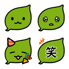 Happy leaves Emoji