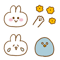 mochi-mochi rabbit and blue bird 4