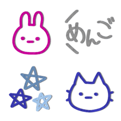 Line art emoji * Dead language & puns