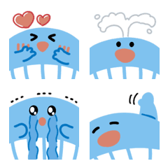 Cute whale Emoji 3
