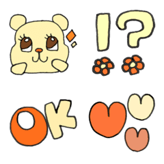 Retro style emoji