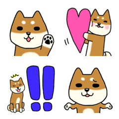 Dog emoji Shiba inu.