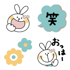 otonakawaiiemojitousagichan – LINE Emoji | LINE STORE