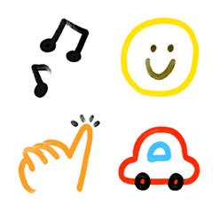 simple kawaii YURU emoji