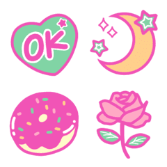Kira Kira PINK Emoji