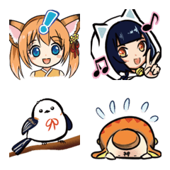Kitatsukine & Mikoto Emoji