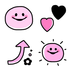 Black&Pink-Emoji-