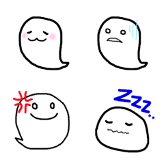 Round Ghost Emoji