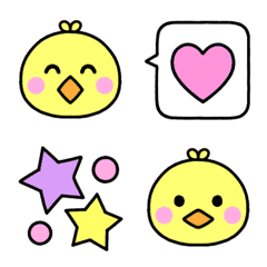 Chick & various emoji