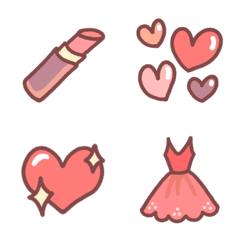 Pink Stuff for Lady Emoji
