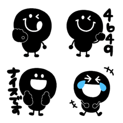 Black smile Emoji 01