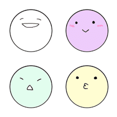 Simple loose and round Emoji