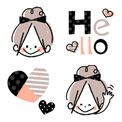 Odango Girl Everyday Emoji 3