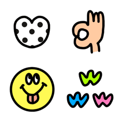 basic colorful Emoji