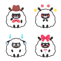 Fashion-loving! Sheep emoji