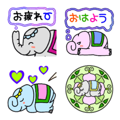 Elephant emoji(^.^)