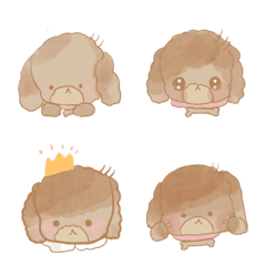 Fluffy dog  emoji