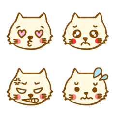 アオリちゃんの飼い猫の表情絵文字