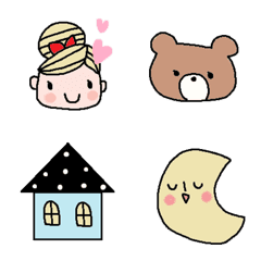 Various emoji 832 adult cute simple