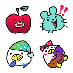 Cute friends  Emoji3