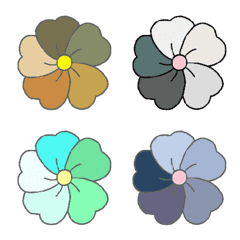 naisouya Japanese color flowers Emoji