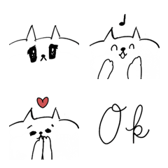 (Simple) white cat