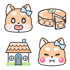 We love dogs ! (Cute Shiba Inu) Emoji