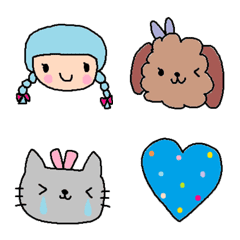 Various emoji 837 adult cute simple