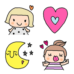 Various emoji 839 adult cute simple