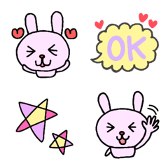 Rabbit emoji that can be used a lot