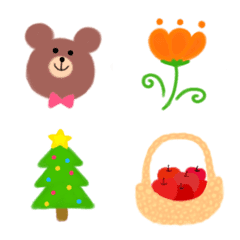 Cute natural emoji