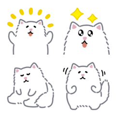 Cute Persian cat emoji 3
