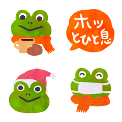 Winter frog