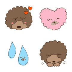 Standard poodle YUME Emoji