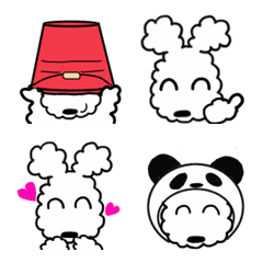 しろいぬサボン Emoji 2
