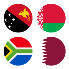 Many flags (Circle) 2