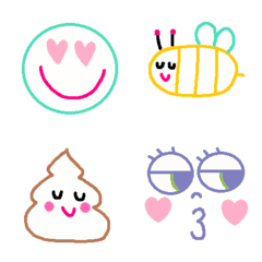 Various emoji 870 adult cute simple