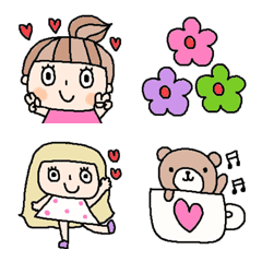 Various emoji 871 adult cute simple