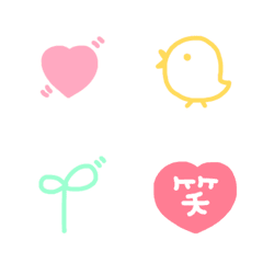 Pastel kawaii emoji