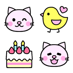 Cats & various emoji!