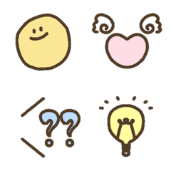 simple symbol emoji (pastel colors)