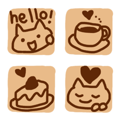 brown lovely Emoji