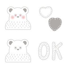 Polar bear kawaii Emoji :)