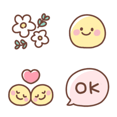 Simple cute emoji 13 – LINE Emoji | LINE STORE