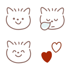 Fluffy cat Emoji!